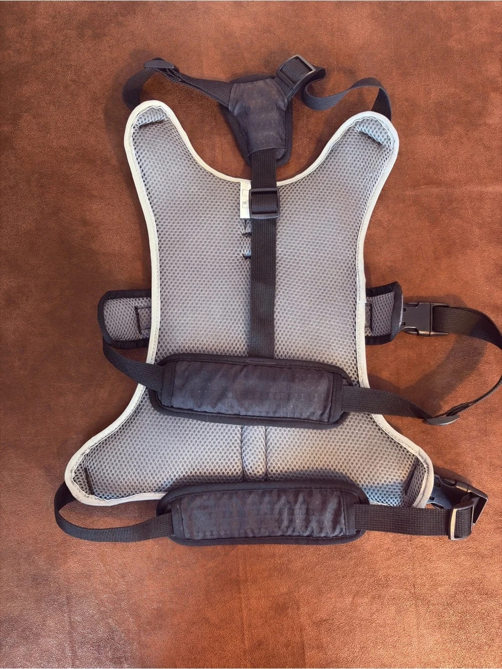 Peak Pooch Adjustable Gray & Black Dog Harness Pet Animal